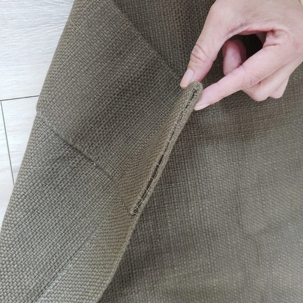 Holly Hunt Great Plains‎ Linen James Panel 56x93 Brown Upholstery Fabric